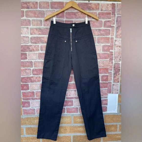 Isabel Marant Etoile Phil zip Patch Pocket Pant Size 34 US6 Faded Night - Picture 5 of 16